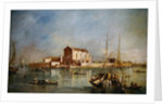 The Island of San Cristoforo della Pace, Murano by Francesco Guardi