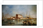 The Island of San Cristoforo della Pace, Murano by Francesco Guardi