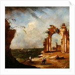 Capriccio with a Ruined Arch, 18th century by Francesco Guardi