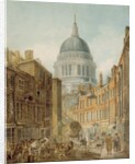 St. Paul's from St. Martin's le Grand by Thomas Girtin