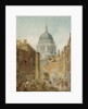 St. Paul's from St. Martin's le Grand by Thomas Girtin