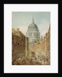 St. Paul's from St. Martin's le Grand by Thomas Girtin