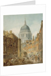 St. Paul's from St. Martin's le Grand by Thomas Girtin