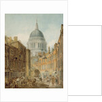 St. Paul's from St. Martin's le Grand by Thomas Girtin