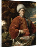 Portrait of a Gentleman in Oriental Dress with an Oriental Pageboy by Benjamin Wilson
