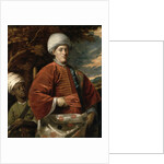 Portrait of a Gentleman in Oriental Dress with an Oriental Pageboy by Benjamin Wilson