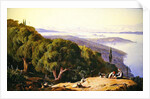 Corfu from the Hill of Gastouri, 1857-58 by Edward Lear