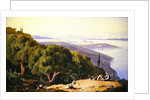 Corfu from the Hill of Gastouri, 1857-58 by Edward Lear