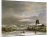 Winter Landscape by Jacob Isaaksz. or Isaacksz. van Ruisdael