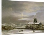 Winter Landscape by Jacob Isaaksz. or Isaacksz. van Ruisdael
