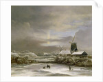 Winter Landscape by Jacob Isaaksz. or Isaacksz. van Ruisdael