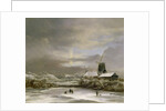 Winter Landscape by Jacob Isaaksz. or Isaacksz. van Ruisdael