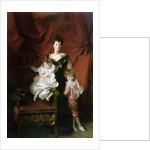 Mrs William Marshall Cazalet and two of her children, Edward and Victor, 1900 by John Singer Sargent