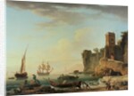The Port of Genoa by Claude Joseph Vernet