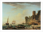 The Port of Genoa by Claude Joseph Vernet