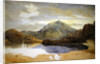 A Lake in North Wales, Snowdon in the Distance by David Cox