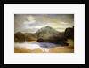 A Lake in North Wales, Snowdon in the Distance by David Cox