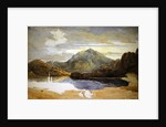 A Lake in North Wales, Snowdon in the Distance by David Cox