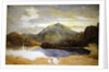 A Lake in North Wales, Snowdon in the Distance by David Cox