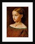 Alice Gray, 1859 by John Everett Millais