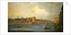 View of the Arno with Ponte Santa Trinita by Thomas Patch