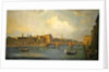 View of the Arno with Ponte Santa Trinita by Thomas Patch