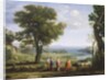 Landscape with the Heliads searching for their brother Phaeton by Claude Lorrain (1600-82)