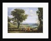 Landscape with the Heliads searching for their brother Phaeton by Claude Lorrain (1600-82)