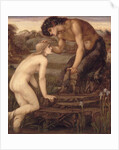Pan and Psyche, 1870s by Edward Coley Burne-Jones