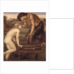 Pan and Psyche, 1870s by Edward Coley Burne-Jones