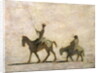 Don Quixote and Sancho Panza by Honore Daumier