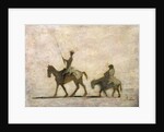 Don Quixote and Sancho Panza by Honore Daumier