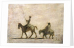 Don Quixote and Sancho Panza by Honore Daumier