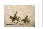 Don Quixote and Sancho Panza by Honore Daumier