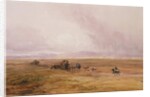 A Baggage Train Crossing a Plain by David Cox
