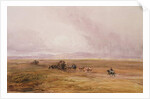 A Baggage Train Crossing a Plain by David Cox