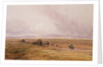 A Baggage Train Crossing a Plain by David Cox