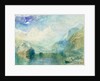 The Lauerzersee with Schwyz and the Mythen by Joseph Mallord William Turner