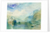 The Lauerzersee with Schwyz and the Mythen by Joseph Mallord William Turner