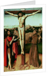 Christ on the Cross between St. John and St. Francis by Gerard David