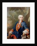 Portrait of Carlo Broschi, called 'Il Farinelli', Italian castrato singer by Jacopo Amigoni