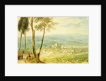 Florence from the road to Fiesole by Joseph Mallord William Turner
