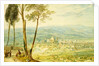 Florence from the road to Fiesole by Joseph Mallord William Turner