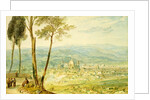 Florence from the road to Fiesole by Joseph Mallord William Turner
