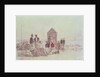 People on the beach at Deauville, 1867 by Eugene Louis Boudin