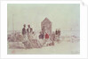 People on the beach at Deauville, 1867 by Eugene Louis Boudin