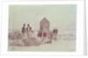 People on the beach at Deauville, 1867 by Eugene Louis Boudin