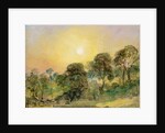 Trees on Hampstead Heath at Sunset by John Constable