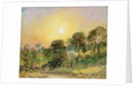 Trees on Hampstead Heath at Sunset by John Constable