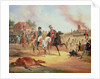Napoleon and Prince Joseph Poniatowski at the Battle of Leipzig, 19th October 1813, 1837 by January Suchodolski